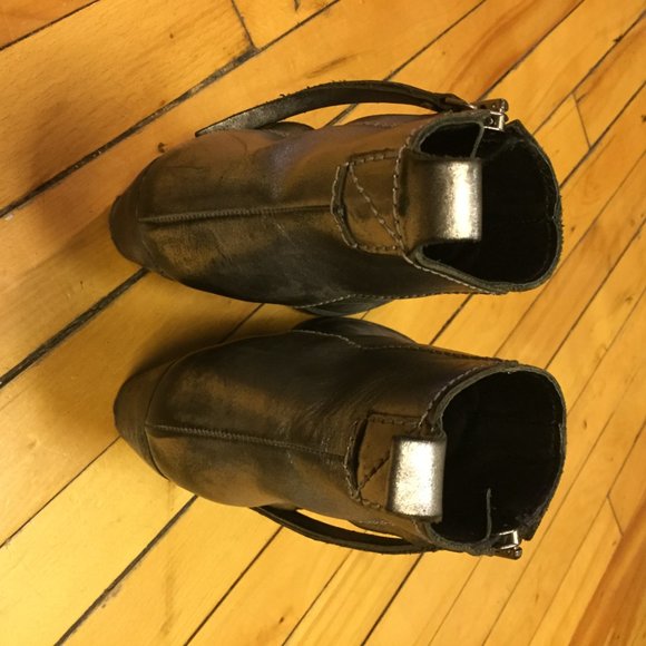 Acne Studios Pistol Boot Short silver leather 37 - Picture 7 of 11